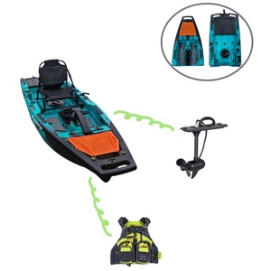 Kayak modulaire motorisé LSF de 2,8 mètres avec hélice en plastique pour lac ou rivière, kayak détachable - Product Image 1