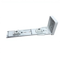 Support mural en L pour double tringle à rideaux en métal YIBO B-09, accessoires de fixation latérale