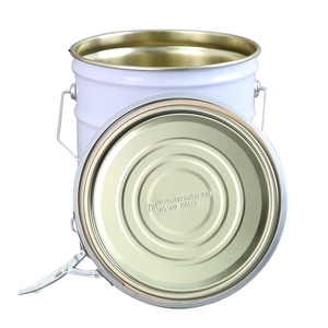 18 Liter 20 Liter Paint Metal <b>Tin</b> <b>Bucket</b> with Hoop Lid - Product Image 3