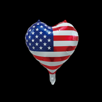 Premium Großhandel Feiertagsgeschenke Sortierte USA-Flaggen-förmige Unabhängigkeitstag-Themen Aufblasbare Ballons für Partygeschenke