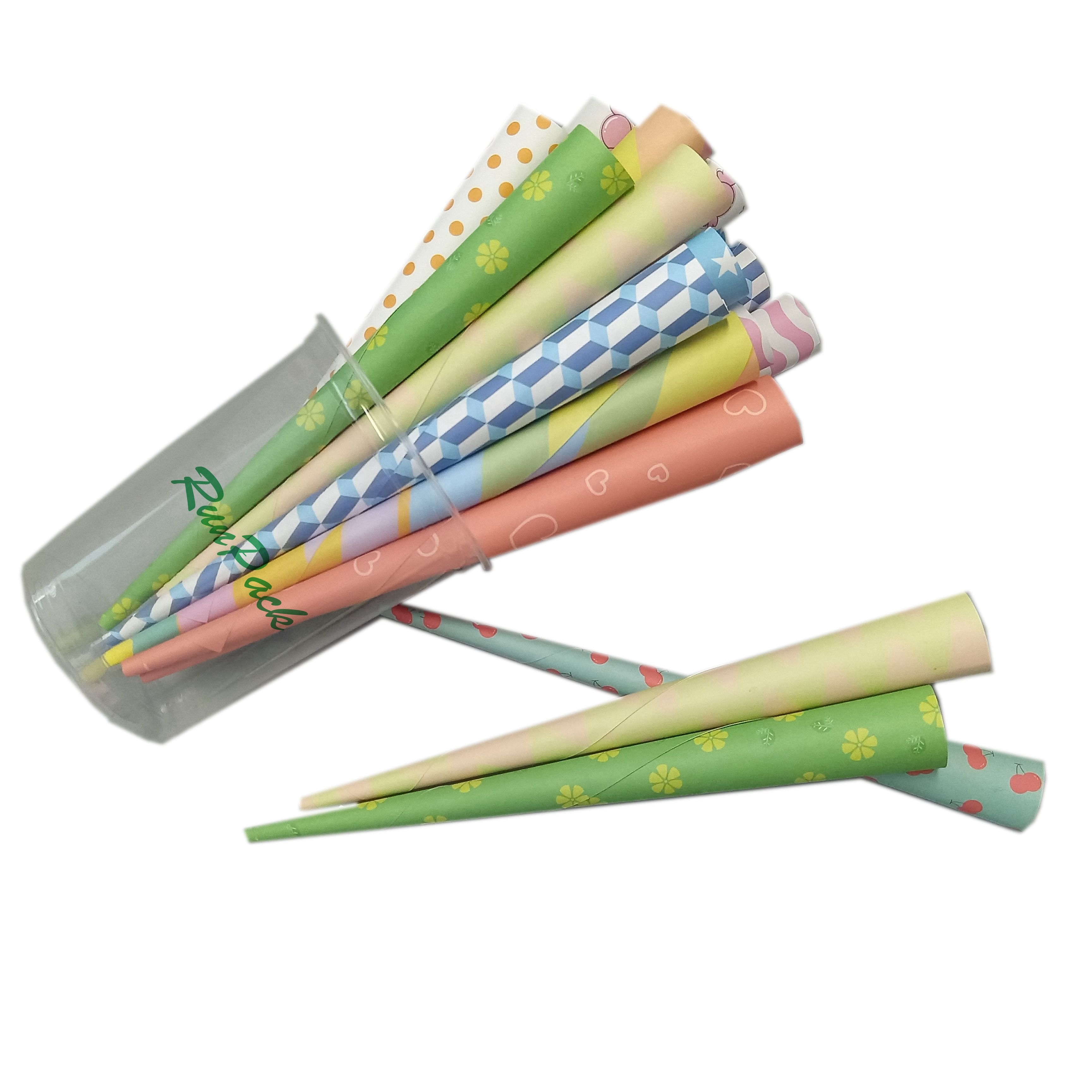 Cotton Candy Express 100 Conos De Papel Con