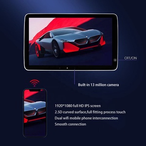 Écran arrière de voiture AZTON 13,3 pouces, divertissement audio-vidéo, Android 10, moniteur d'appuie-tête pour les séries 525i, 530i, 540i, Série 5 - Product Image 4