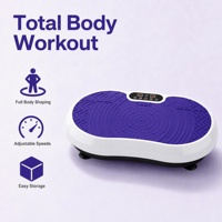 Plateforme vibrante électrique ergonomique en PP 200W, 99 vitesses, pour entraînement corporel complet à domicile, équipement de gym, machine à vibrations personnalisable OEM