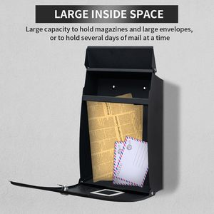 Multi Mailbox with Mount Wholesale Metal Wall Mounted Outdoor <strong>Outside</strong> Mailbox Letter <strong>Box</strong> <strong>Post</strong> <strong>Box</strong> - Product Image 6