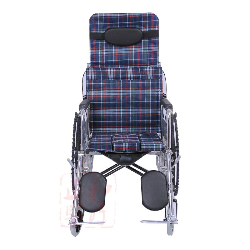 Silla de ruedas totalmente reclinable