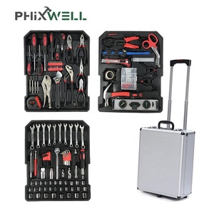 XWTLX-004 Wholesale Price High Grade Auto Repair 118 PCS Socket Hand Tool Set With Aluminum Luggage Box Case - Product Image 2