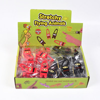 Approvisionnement transfrontalier de nouveaux lanceurs de jouets Ninja en TPR, figurines élastiques à tirer au doigt, boîte de 100 pièces pour les 14 ans et plus