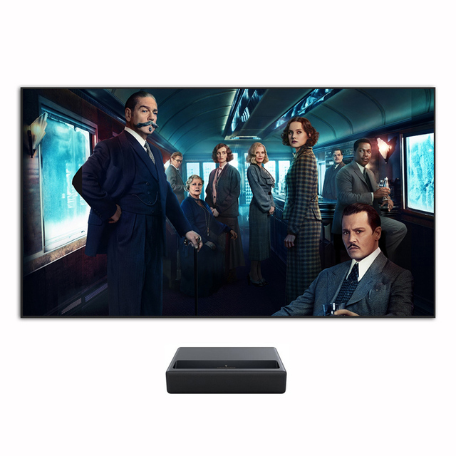 Yovanxer 4k Projector Screen 100inch Pet Crystal UST 16:9 Screen Projector Alr Ambient Projection BSP Projection Screen