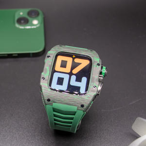 Coque originale en fibre de carbone pour I Watch Series 8 7 6 SE 45MM 44MM Richard Luxury RM Apple Watch Case - Product Image 2