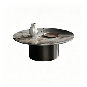 Table basse en dalle de roche de style italien, luxe léger, pour <span class=keywords><strong>la</strong></span> maison, design moderne et minimaliste, ensemble de meubles de salon de petite taille - Product Image 6