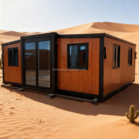 Maison Modulaire Préfabriquée Compacte pour Hôtel, 20ft 30ft 40ft, Maison Mobile Pliante, 2 ou 3 Chambres, Maison Conteneur Préfabriquée Extensible
