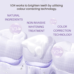 <span class=keywords><strong>Corrector</strong></span> de <span class=keywords><strong>Color</strong></span> en polvo de Mousse blanqueador de dientes efectivo para eliminar la placa amarilla, manchas de humo, refrescante aliento - Product Image 6