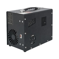 Compresseur d'air PCP portable 12V 4500 PSI 300 Bar 30 MPa, pompe haute pression avec adaptateur secteur intégré et ventilateur, arrêt automatique, plongée