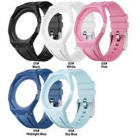 Passgenaues Biokeramik Gehäuse mit staubdichtem Silikonarmband für Swatch x AP Royal Pop Taschen-zu-Handgelenk Umrüstkit