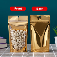 Sachet d'emballage alimentaire personnalisable en aluminium Yin et Yang avec fermeture éclair, idéal pour les grains de café et les snacks
