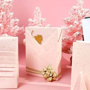 Desechable personalizado de fábrica recubierto con papel de regalo de silicona 43x300cm embalaje de diseño de lámina dorada - Product Image 2