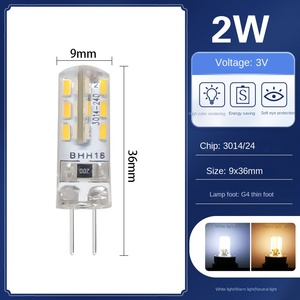 หลอดไฟ LED โคมไฟคริสตัล แสงสว่างพิเศษ G9 220V ไม่มีการกระพริบ 6000K รีโมทคอนโทรล CRI 80 - Product Image 4