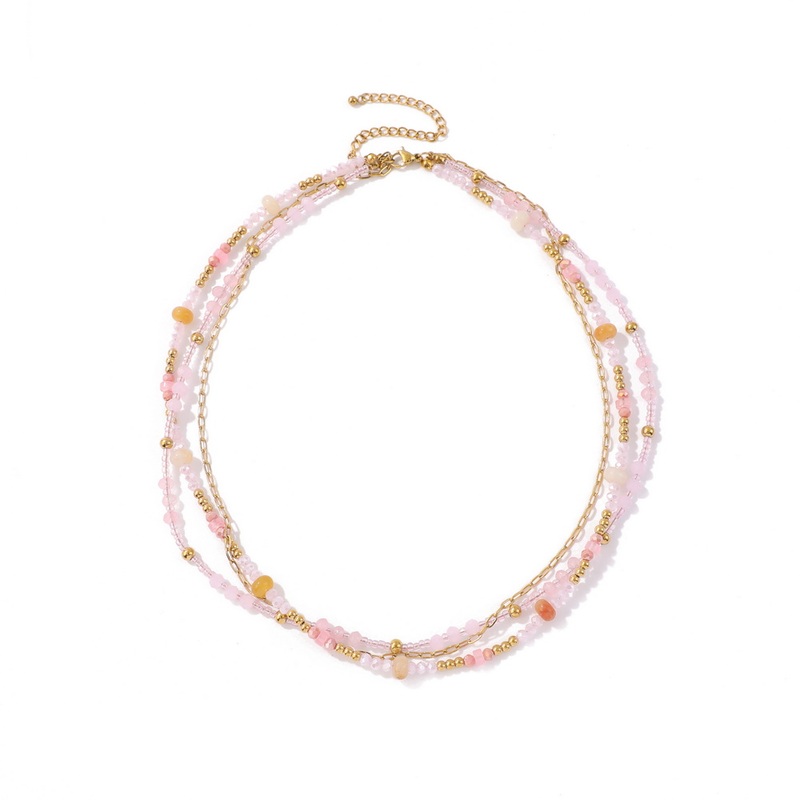 Fashion Jewelry Multi Layered Necklace 18k