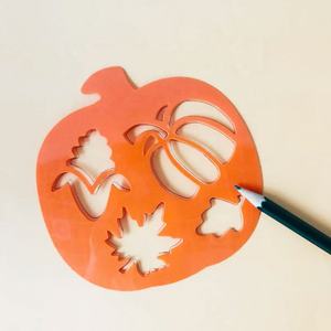 ชุดลายฉลุพลาสติก PVC สำหรับเด็กทำมือสำหรับวันขอบคุณพระเจ้าเป็นมิตรต่อสิ่งแวดล้อม - Product Image 2