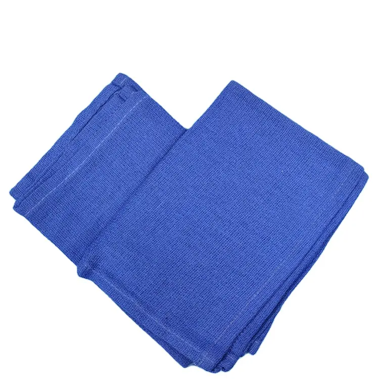 Asciugamano usa e getta medici blu lavabile chirurgico asciugamani
