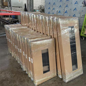 Armario <span class=keywords><strong>de</strong></span> dormitorio <span class=keywords><strong>de</strong></span> estilo italiano, puerta acabada sin marco <span class=keywords><strong>de</strong></span> aluminio <span class=keywords><strong>de</strong></span> vidrio Moru para armarios, muebles - Product Image 6