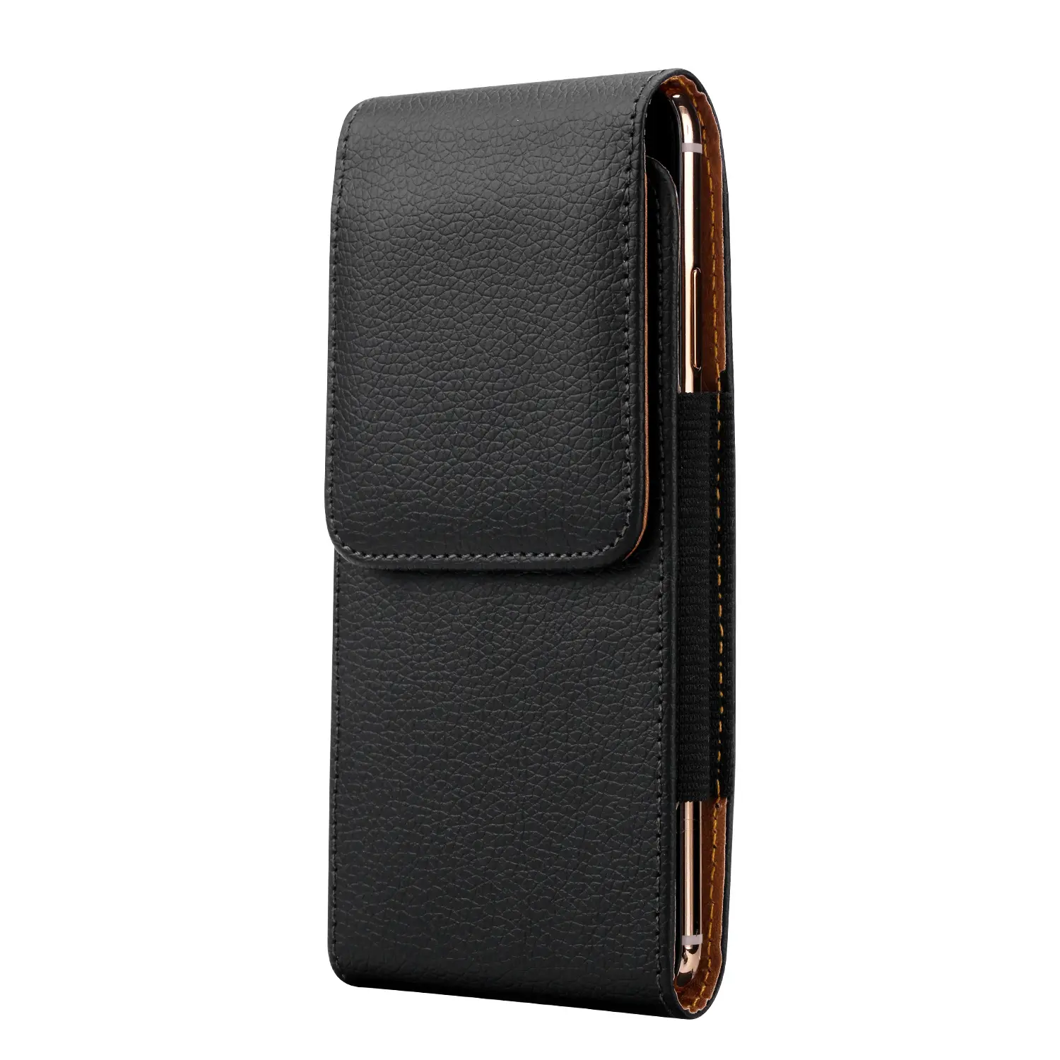 Étui portefeuille universel étui de téléphone en cuir de style homme d'affaires pour tous les téléphones portables 3.5-6.8 pouces