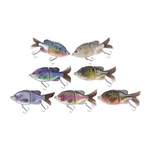 Señuelo de plástico ABS, cebo de 15cm, 2 secciones, brocha azul, cola, <span class=keywords><strong>Sunfish</strong></span> Glide, cebo de natación, señuelo de hundimiento - Product Image 3