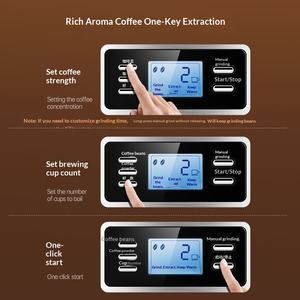 <span class=keywords><strong>Cafetera</strong></span> <span class=keywords><strong>Espresso</strong></span> Semiautomática con Pantalla Digital, 1000W, Portátil, Cuadrada, de Acero Inoxidable, para Uso Doméstico - Product Image 3