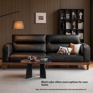 Divano Singolo in Legno Massello e Vera Pelle, Design Moderno Italiano di Lusso Leggero in Noce Nero per Arredamento Casa Piccola - Product Image 5