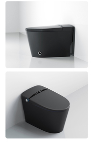 รีโมทคอนโทรลห้องน้ำอัจฉริยะ ระบบเซ็นเซอร์ไร้สัมผัส ฝาปิดแบบนุ่มนวล ใช้ในห้องน้ำหรูหรา วิลล่า พร้อมจอ LED แสดงผล ระบบ S-trap อัตโนมัติ - Product Image 4