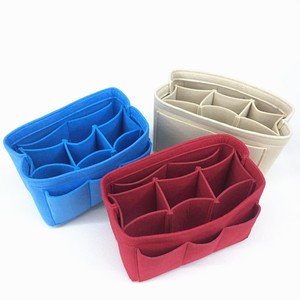 Durable Custom <b>Handbag</b> Travel Felt Insert Cosmetic Bag Organizer - Product Image 5