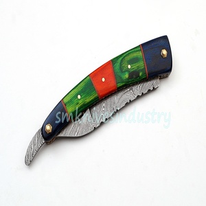 ที่กำหนดเองทำมือตรงโกนมีดโกนกับใบมีดดามัสกัส (Rz306) - Product Image 5