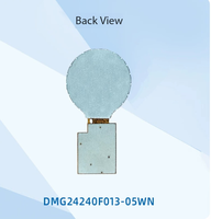 Aismartlink DWIN Layar Port Serial 1,3 inci Struktur COF Sudut Pandang IPS Melingkar Tanpa Sentuh DMG24240F013_05WN