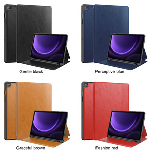 Étui Folio en Cuir PU Antichoc pour Samsung <span class=keywords><strong>Galaxy</strong></span> <span class=keywords><strong>Tab</strong></span> A9 Plus 11 Pouces avec Support et Porte-Stylet – Vente en Gros - Product Image 6