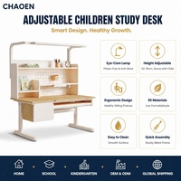 Bureau d'étude pour enfants en gros, directement de l'usine, avec lampe de protection oculaire fonctionnelle, structure en nid d'abeille en aluminium, facile à nettoyer, idéal pour les projets scolaires