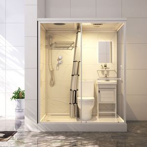 Giá tốt nhất phòng tắm prefab Modular Thiết kế phổ biến đúc sẵn khách sạn phòng tắm tích hợp tắm phòng tắm - Product Image 6