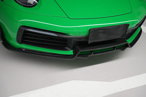 Lame avant en fibre de carbone <span class=keywords><strong>s</strong></span>èche pour <span class=keywords><strong>Porsche</strong></span> <span class=keywords><strong>911</strong></span> 992 <span class=keywords><strong>Carrera</strong></span> <span class=keywords><strong>S</strong></span>/4S/GTS/Targa 2019-2023, kit carrosserie aérodynamique léger - Product Image 2