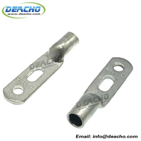 Câble en cuivre de 35 mm² ou 2 AWG, cosses en cuivre à deux trous universelles M8, cosse de câble en cuivre étamé, cosse de compression