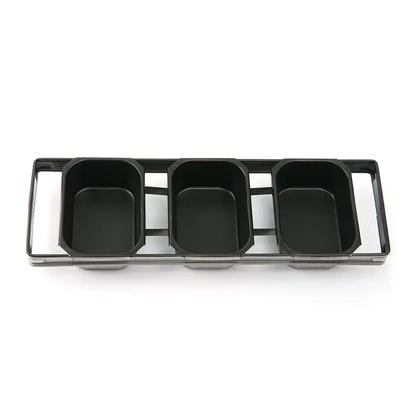 Bakkerij Non Stick Alusteel 3 Riemen Toast Box Brood Tin Pullman Broodpan Met Deksel