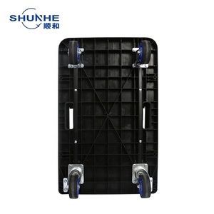 Camion à plate-forme pliable en aluminium avec chariot poussoir pliable à 4 roues avec rangement facile, idéal pour le déplacement et le transport d'une capacité de 150 KGS - Product Image 5