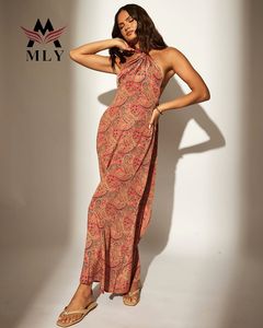 Oem flowy bãi biển giản dị Boho dài <span class=keywords><strong>Maxi</strong></span> Dress thiết kế tùy chỉnh áo tắm Bìa UPS cho kỳ nghỉ hè - Product Image 2