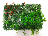 Clôture d'herbe artificielle faite à la main pour l'intérieur/extérieur PP Design floral de buis vert pour la Garden Party Mariage Noël