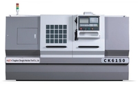Usine chinoise vend des tours CNC à lit plat horizontaux CK6150 à bas prix, commande GSK, broche simple, service moyen