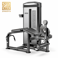 Machine combinée ZY 2-en-1 pour extensions et curls des jambes, équipement de musculation assis à sélection de poids pour salle de sport commerciale