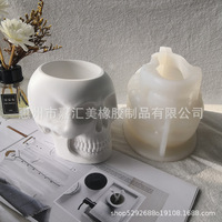 Moule en silicone 3d pour pots de fleurs Moule pour vase succulent et ciment en gypse Moule créatif en résine époxy Moule pour vase succulent