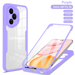 Lichicase, funda protectora de doble capa, diseño transparente, protección de lente, funda de teléfono para Honor X5C X5C Plus Play 10A, carcasa personalizada - Product Image 6