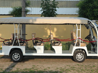 Scenic Travel Voiture de golf électrique à quatre roues avec énergie solaire Bus 14 places à un prix attractif