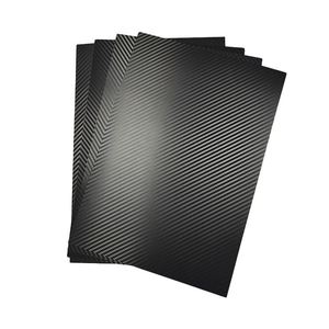 Rollo de Lámina de Polipropileno con Patrón de Fibra de Carbono Negro Personalizado, Servicio de Corte y Procesamiento - Product Image 5
