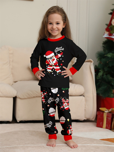 2025 <strong>Holiday</strong> Santa Claus Pajamas <strong>Family</strong> Matching Set with Colorful Lights Print Xmas Sleepwear Parent Child Loungewear - Product Image 6