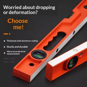 Règle de niveau d'eau domestique allemande de haute précision, en alliage d'aluminium magnétique, règle droite solide multifonctionnelle pour la mesure du niveau - Product Image 6